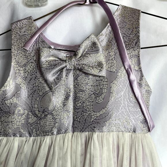 American Princess Size 5 child formal Dress lilac bling - Picture 4 of 12